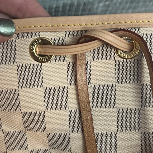 Louis Vuitton Damier Azur Noe BB Bucket Bag like new - Picture 4 of 12